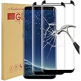 Nasharia [2 Stück] Galaxy S8 Schutzfolie Displayschutz, 9H Härtegrad, 99% Transparenz Full HD, Anti-Fingerabdruck Hohe Qualität Gehärtetem Glass, Anti-Kratzer Displayschutzfolie Für Samsung Galaxy S8