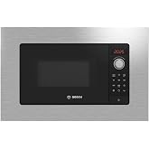 Bosch, Integrable Microwave, Series 2, LED Display, black/stainless steel | Easily heat and gratin your food with its intuiti