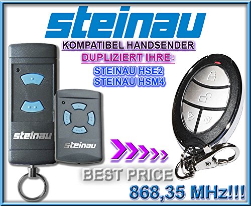 Preisvergleich Produktbild STEINAU HSE2 / STEINAU HSM4 kompatibel handsender, ersatz sender, 868,3Mhz !!!