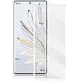 Muzz UV Adhesive Screen Protector for Honor 70 5G, Anti-oil Full Coverage Full Glue 3D Curved Tempered Glass HD Film For Honor 70