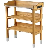 Siena Garden Pflanztisch 76x37x89 cm Kiefer br, verz.A-Platte