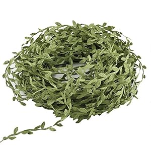 LULUNA 40m vides plantas artificiales cinta de hoja verde plantas de seda simulación guirnaldas DIY para decoración jardín boda fiesta navidad