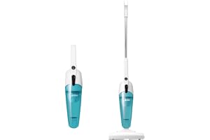 Midea Vacuum Cleaner 2 in 1 Handheld Stick Cleaner, 5M Long Cord, Lightweight Powerful 600W Suction 0.8L Large Capacity Transparent Dust Container for Car Home Kitchen, SC861