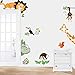 Voberry® Jungle Animal Kids Baby Nursery Child Home Decor Mural Wall Sticker Decal