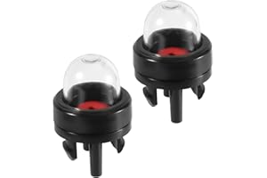 NQEUEPN 2pz Pompetta di Innesco a Scatto, Lampadina Primer Pompetta Innesco Carburatore Compatibile con Motoseghe Walbro 188-512 WT-23A Poulan Echo Ryobi BP42 Homelite Bolens Trimmer Blower