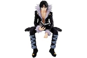 DEXSHUN Chrollo Lucilfer Figurine de dessin animé Nouille Stopper Figurine de dessin animé PVC Modèle Statue Anime Manga Position assise Figurine d'action Figurine de collection pour fans d'anime 14
