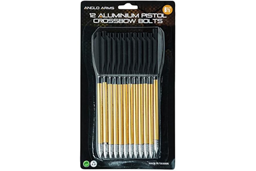 Anglo Arms Aluminium Bolts (Pack of 12) - Green, 6.5-Inch