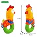LALABABY Baby Early Education Toys Chick Rattles Soft Cloth Hand Ringing Toy