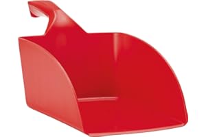 Vikan - Hygiène - Pelle à main - Droite - Polypropylène - Rouge - 2L