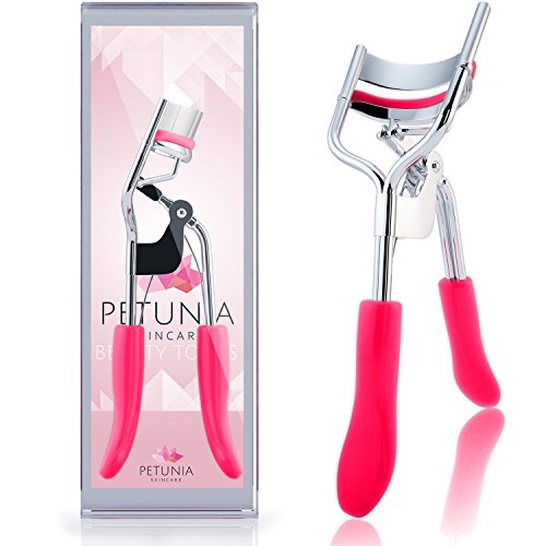 Rizador de pestañas con almohadilla de diseñado para no pellizcar o tirar y perfecto para las con recto soporte de pestañas que quieren espectacular larga duración sin rizos  incluye bloc de recambio