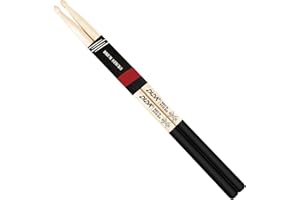 DIDA Drum Sticks for Drums, Natural Solid Wood丨Weight Balanced丨Non-Slip Grip, Live Performance & Drum Kit Practice Accessories, Percussion Drumsticks for Professional Beginner (1 Pair, 5A)