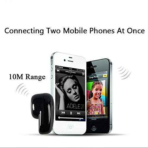 Mini auricular inal  mbrico auricular invisible Bluetooth 4 1 con micr  fono y llamadas manos libres con cancelaci  n de ruido para el iPhone iPad Smartphones Android Auriculares IOS y Android  S520  1pcs  lado derecho 