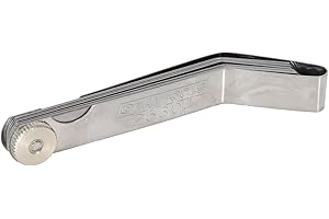 OEMTOOLS 25304 12-Blade Gauge Value Tap Feeler, Motorcycle Feeler Gauge Set, Spark Plug Feeler Gauge, Angled Feeler Gauge Set, Go and No Go Gauges, Valve Tappet Feeler Gauge