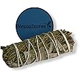 NESSASTORES - White Sage + Juniper Smudge Incense 4" Bundle #JC-206 (1 pcs)