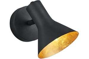 ‎RL LIVE YOUR LIGHT Reality Leuchten R80161002 Spotleuchte, Metall, schwarz/gold