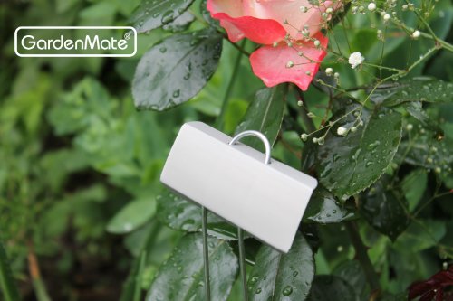 GardenMate® 25er Set Pflanzschilder Poster XL 55 cm aus Metall