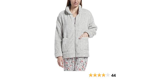 hue fleece lounge jacket