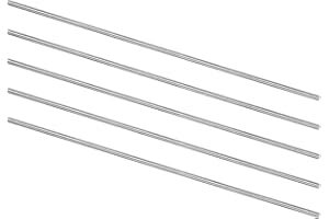 QUARKZMAN 5 sztuk metalowe pręty okrągłe stalowe, 1,6mm x 100mm narzędzie tokarka ze stali wysokiej prędkości (HSS) do tokarki koła zębate wiertła tokarki maszyny do wiercenia DIY