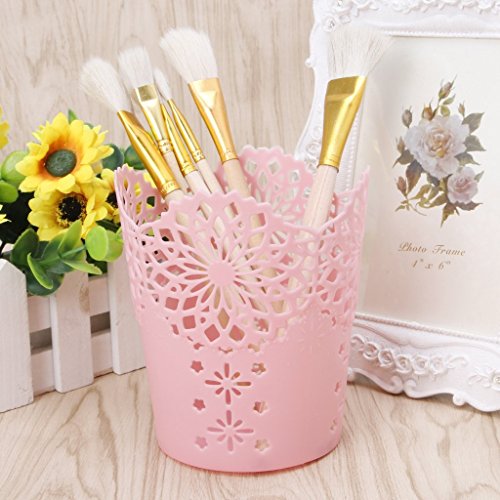 Da.Wa Schneiden Pflanze Vase Topf Stift Make-up Bürstenhalter Schreibtisch Ordentlich Organizer Veranstalter Aufbewahrungskorb - 7