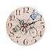 Produktbild Vintage Wanduhr digitale Funk-Wanduhr Geschenk Ziffernblatt aus Holz Wohnzimmer Schlafzimmer LuckyGirls (D)