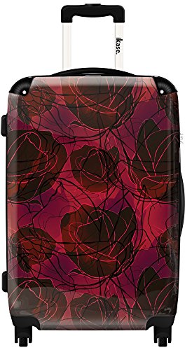 Preisvergleich Produktbild IKASE NOS-1399-RED, Unisex Koffer Schwarz Schwarz 65 cm