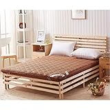 BEIGOO-M Japonais Pliable Futon Matelas,Épais Tapis De Couchage Respirant Futon De Matelas Tatami Tatami Mat Lavable Peut être Utilisé Dortoir étudiant Matelas-A-140x190cm(55x75inch)