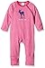 Sanetta Baby Girls 220987 Striped Sleepsuit, Pink (candy 3561), 0 - 3 Months