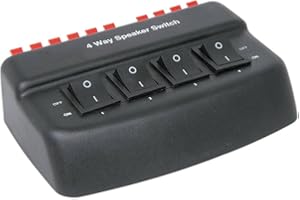 AV LINK 4 Way Loudspeaker Selector