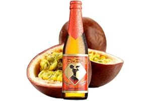 DjuDju-Passion-Fruit-Bier/DjuDju-Maracuja-Bier Ein Afrikanisches Fruchtbier-Biermischgetränk Aufwendig gebraut nach einem uralten Rezept aus Ghana