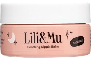 NATURAL BABYCARE LILI&MU LiliΜ Balsamo per Capezzoli 25 ml - Crema Seno Allattamento 100% Naturale, Balsamo per il Trattamento di Pelle Secca e Screpolata del Capezzolo, Dell’areola Mammaria Durante L’allattamento