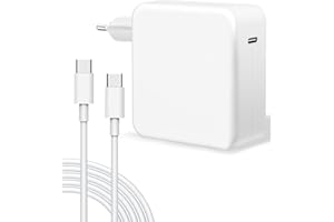 YDKDNF Chargeur Mac Book Pro, 100W USB-C Ordinateur Portable Adapter pour Mac Book Pro 16, 15, 14, 13 Pouces, Mac Book Air 13 Pouces, iPad Pro et Tous Les appareils USB C