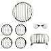 AllExtreme Rear Customized Head light Heavy Grill Set Indicator, Parking, Tail Light Grill For Royal Enfield Electra(Silver & Black) RS.1199.00