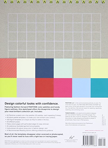 Livres Couvertures de The Pantone Fashion Sketchpad: 420 Figure Templates and 60 Pantone Color Palettes for Designing Looks and Building Your Portfolio