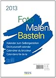 Image de Foto, Malen, Basteln weiß 2013 Format A4: Kalender zum Selbstgestalten