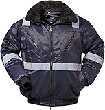  Norway Piloten-Jacke ROGNAN 4 in 1 mit Reflexstreifen - Marine - Größe: XXL