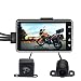 Produktbild OBEST Motorrad Recorder Kamera 3 Zoll LCD 720P mit 480P Dual-Track Vorne Hinten Dual Action Kamera Video