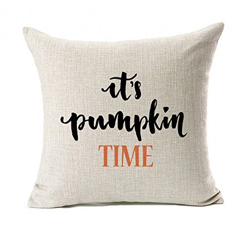 Pumpkin Time Throw Pillow Case