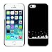 Produktbild FECELL CITY // Harte PC Aluminium-Aufkleber Hülle Schutz Etui Dekorativ HandyHülle für Apple Iphone 5 / 5S // Night City Silhouette Moon Stars