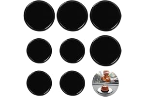 ZILZUFA 8 Pezzi Tappetino Antiscivolo Auto, Nano Gel Fixate Pad 8cm e 5cm, in Silicone Riutilizzabile per Porta Cellulare, GPS, Casa, Ufficio