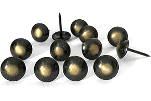 LET'S DECORATE Lot de 500 clous décoratifs en bronze antique (yeux de chat) pour meubles en bois - 11 mm x 17 mm