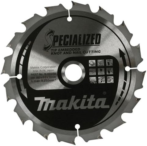 Advanced Makita Specialized Tip Embedded Circular Saw Blade 235mm x 48 Teeth 30mm Bore [Pack of 1] --
