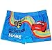 Produktbild Badehose / Badeshorts - " Disney Cars - Lightning McQueen / Auto " - incl. Name - Größe 6 bis 7 Jahre - Gr. 122 bis 128 - für Jungen Kinder Badepants - Boxershorts Shorts mit Bein - Pants Autos / Fahrzeuge - Boxershorts - Boxer / Badebekleidung - Badepanty