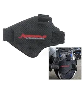 Znee Smart Motorcycle JG Gear Shift Pad Riding Shoe Cover Antiskid Boot Protector Rubber Gear Shifter Guards for Universal for Bike