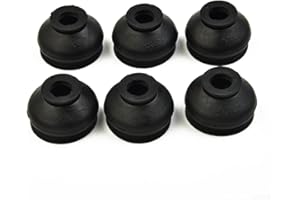 PETSTIBLE 6Pcs Ball Joint Dust Covers Auto Parts, Universal HQ Rubber Tie Rod End Ball Joint Dust Boots Dust Cover Boot Gaiters