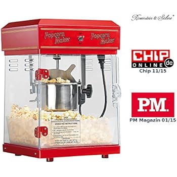 Amazon.de: Rosenstein & Söhne Popcornmaschine: Profi-Retro