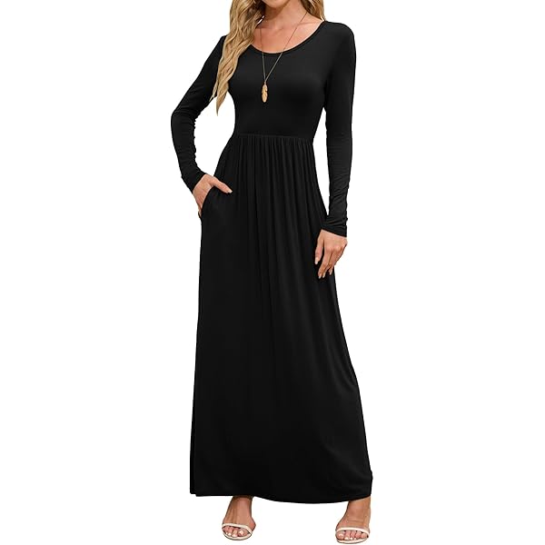 dearcase women's long sleeve casual loose t shirt dress DEARCASE Women's Long Sleeve Casual Loose T-Shirt Dress Beige Large : Amazon.ca: Clothing, Shoes & Accessories