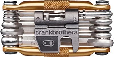 Crankbrothers Multi 17 outils, noir Outil multifonction pour vélo Outils de montage Doré Each
