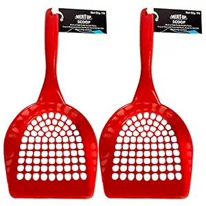Meat Up Cat Litter Durable Plastic Scoop (Buy 1 Get 1 Free)