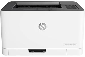 HP Color LaserJet 150nw, 4ZB95A, Imprimante monofonction A4, Impression recto verso manuelle, 18 ppm, USB, Wi-Fi, Écran LCD, Blanche