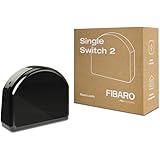 FIBARO Single 2 Z-Wave Plus Relay Switch 1x2,5kW, for one Device, Black
